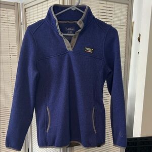 L.L. Bean Women’s Small 1/4 button up pullover